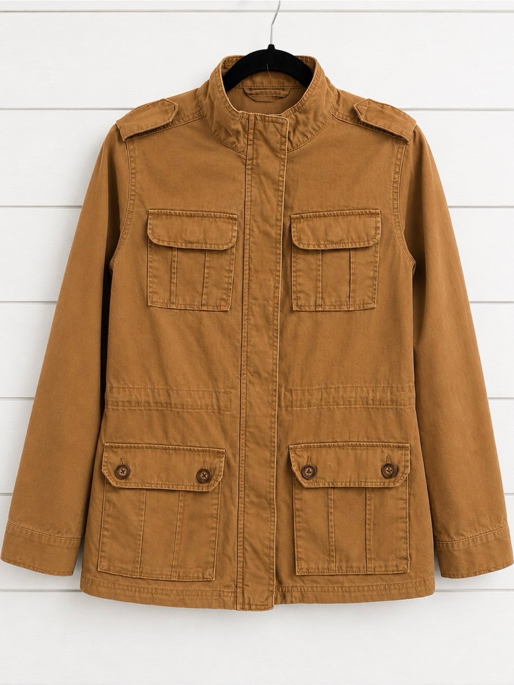 Women’s Small Merona Utility Field Jacket – Brown/Tan